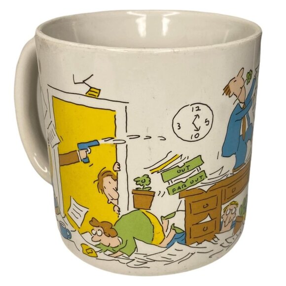 Vintage Coffee Mug Cup American Greetings Stoneware All Is Not Lost Office - Picture 3 of 8